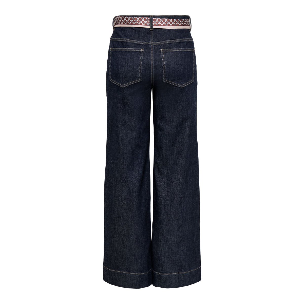Jean À Jambe Large dark blue denim, ONLY