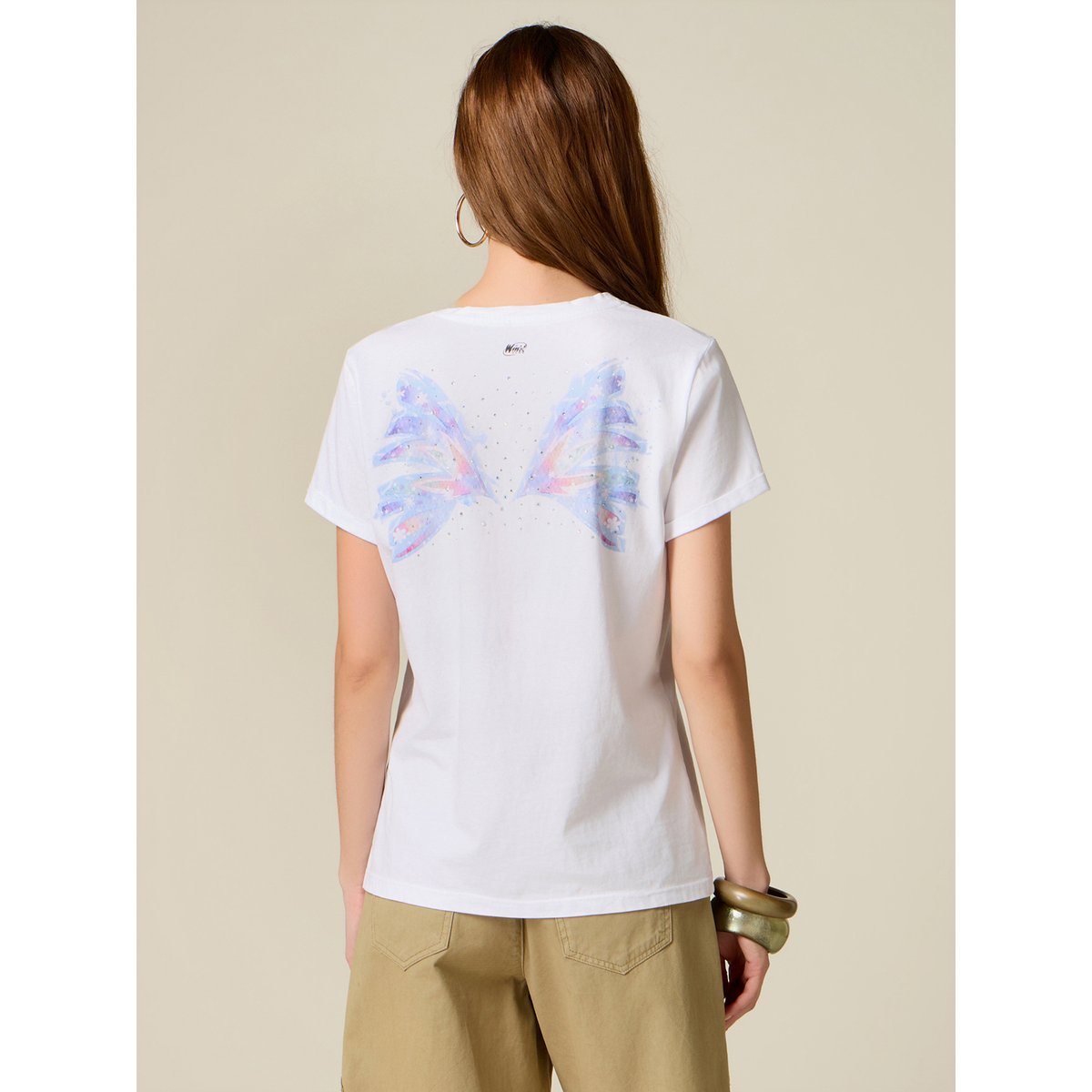 T-shirt Winx avec cristaux blanc, OLTRE