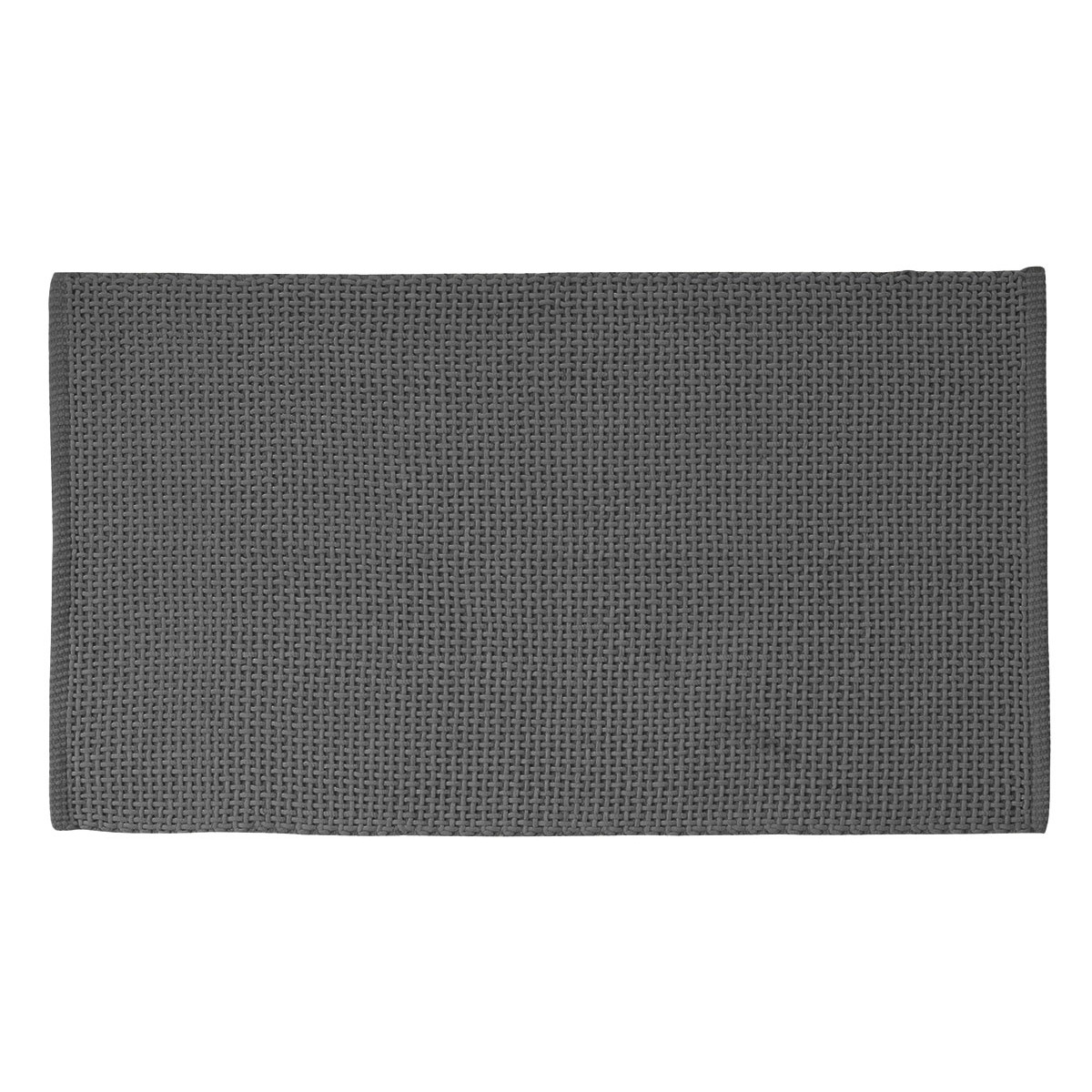 Tapis de bain et descente de lit TRECCIA anthracite, SENSEI MAISON