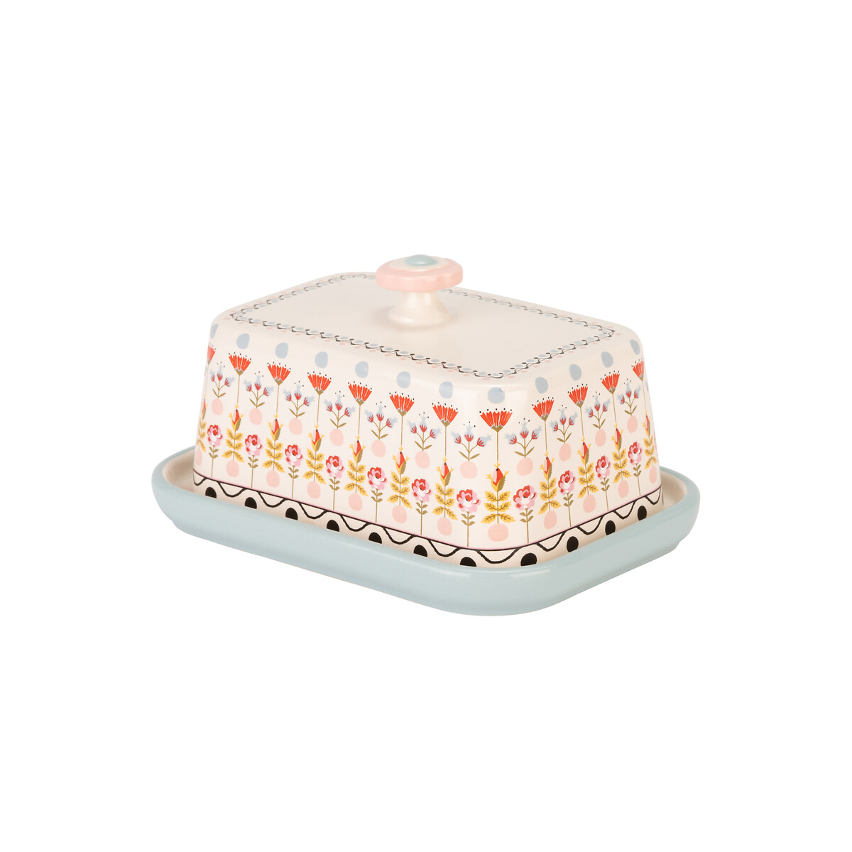 Painted Table Butter Dish multi-coloured, CATH KIDSTON
