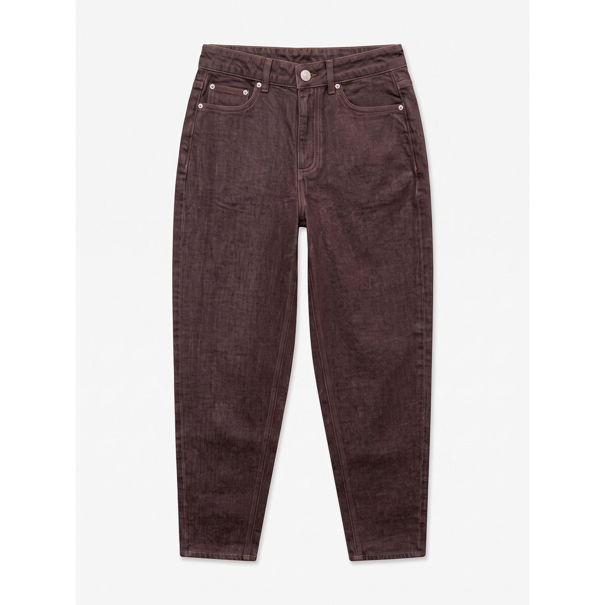 Jean À Coupe Large marron - brown denim, VERO MODA