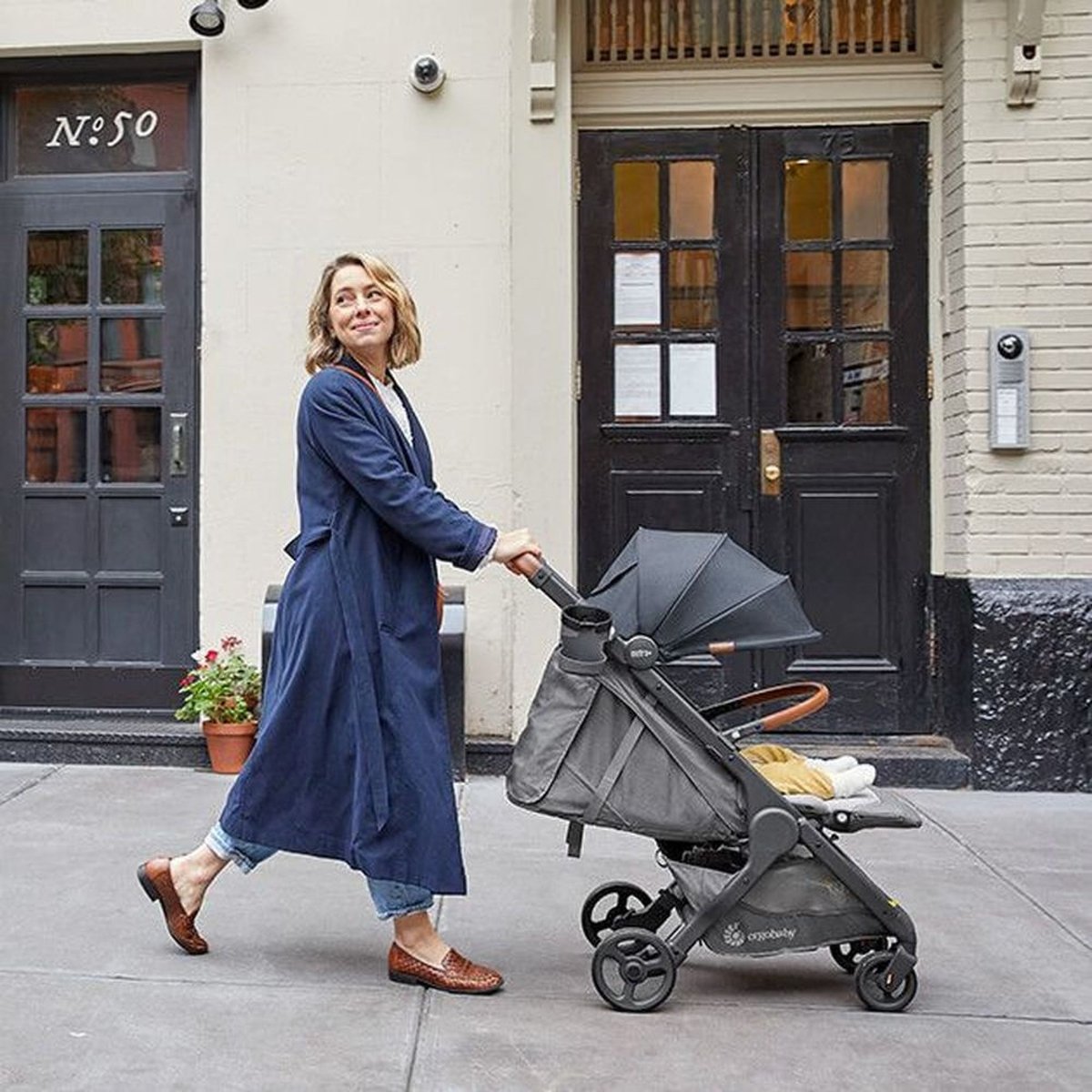Poussette compacte Metro+ Deluxe bleu, ERGOBABY
