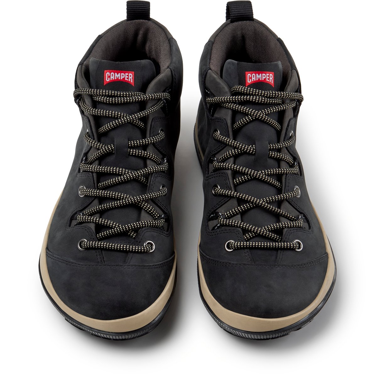 Bottines Peu Pista GM Nubuck Leather noir 001, CAMPER