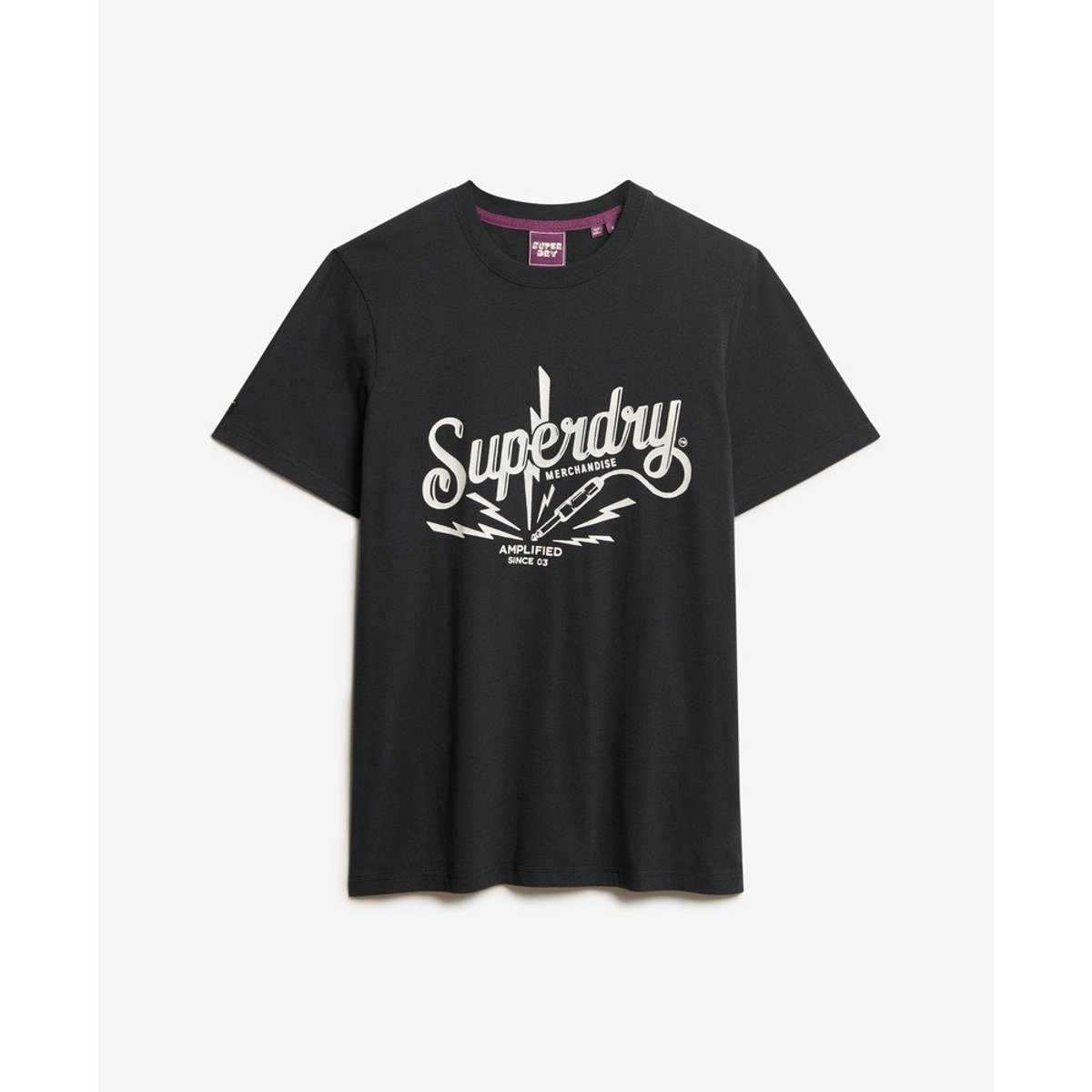 T-shirt Vintage Merch Store noir clair noir, SUPERDRY