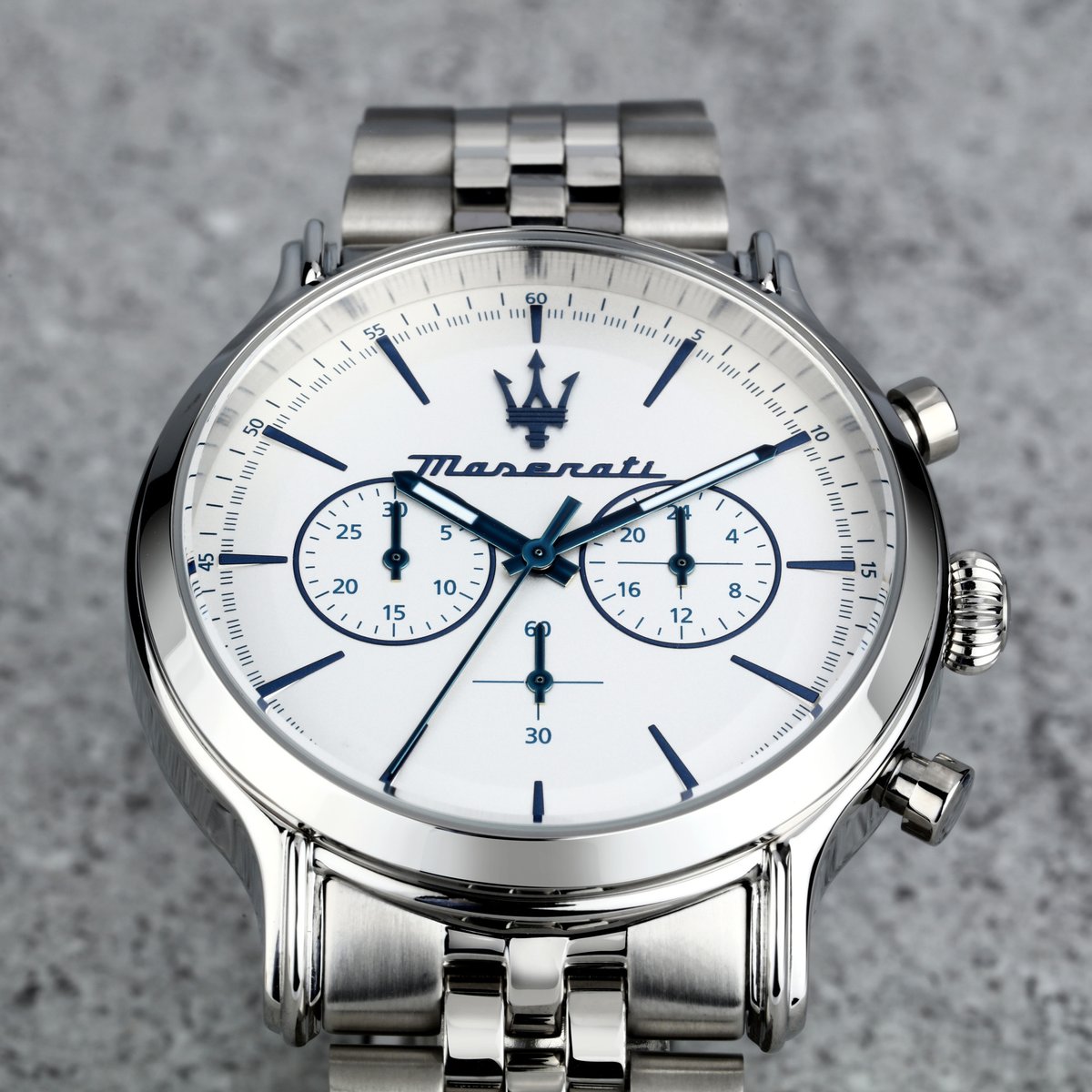 Montre Analogique  EPOCA argenté blanc argenté, MASERATI