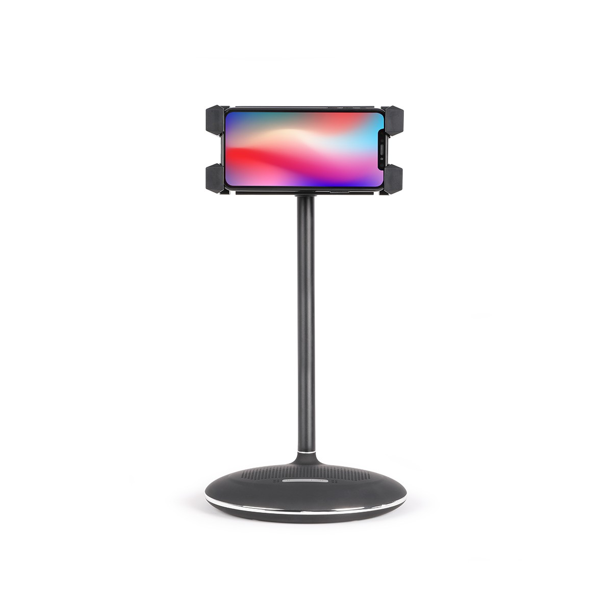 Support tablette enceinte noir, LIVOO
