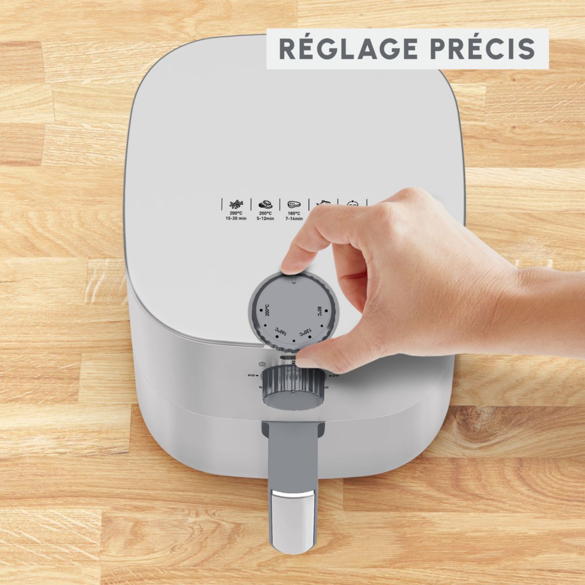 Friteuse sans huile easy fry essential nube EZ130A20 couleur unique, MOULINEX