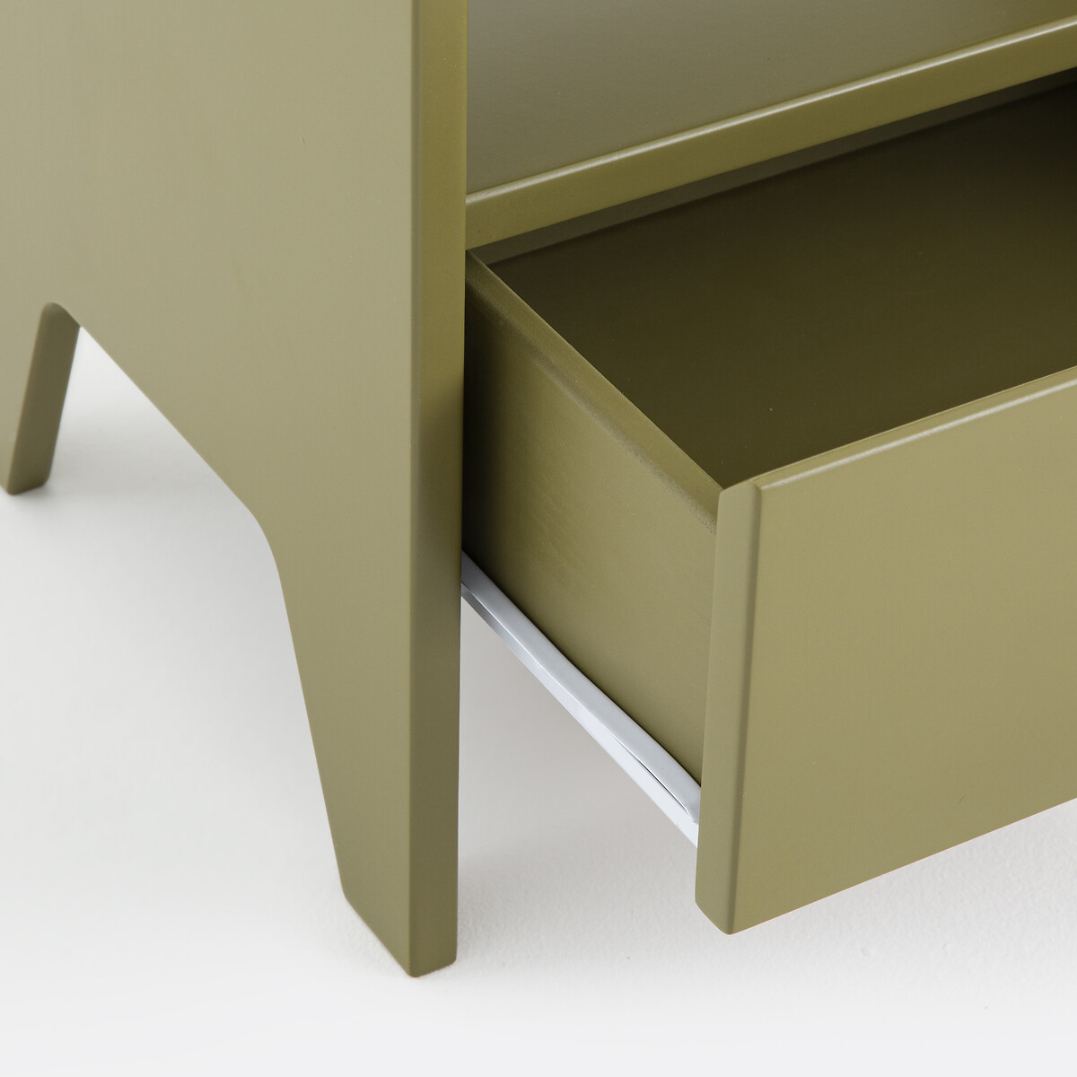 Comodino stile retrò vintage, Adil verde kaki, LA REDOUTE INTERIEURS