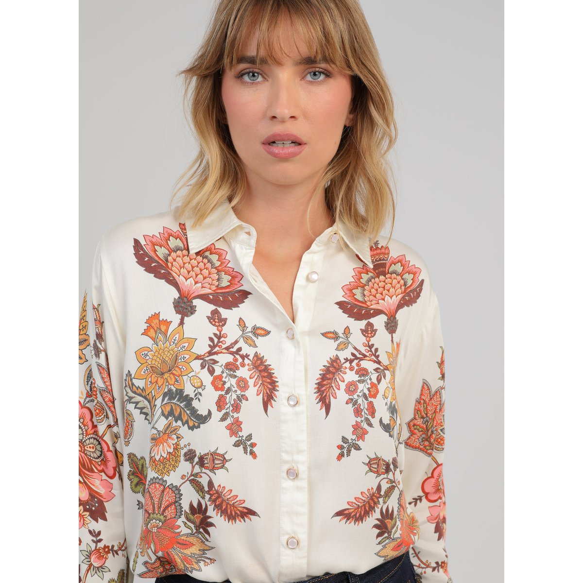 Chemise SOLEDAD tangale écru, AN'GE
