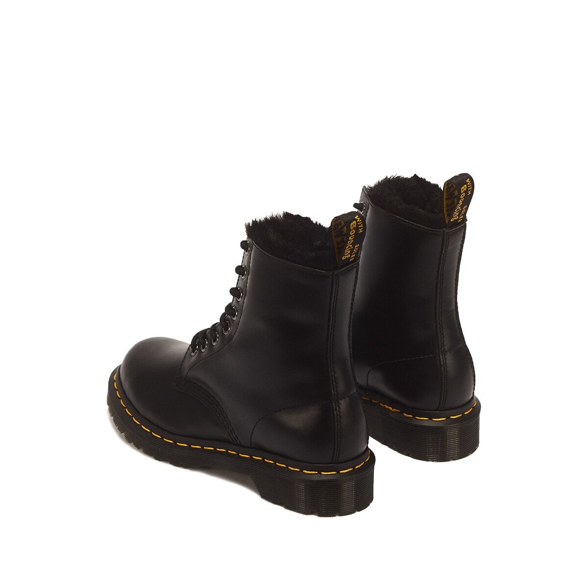 Gevoerde bottines 1460 Serena zwart, DR. MARTENS