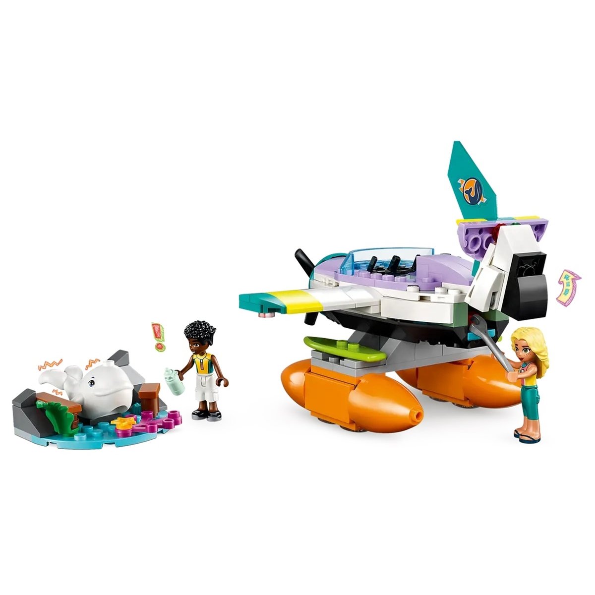 Friends L'hydravion de secours en mer multicolore, LEGO