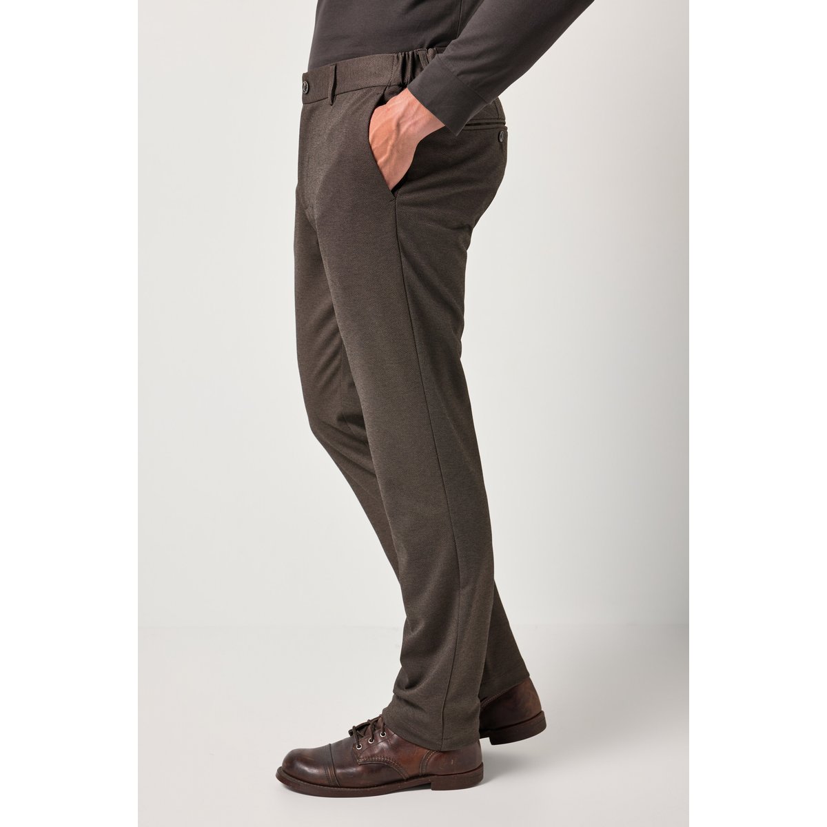 Pantalon de ville collection Business marron foncé, JP1880