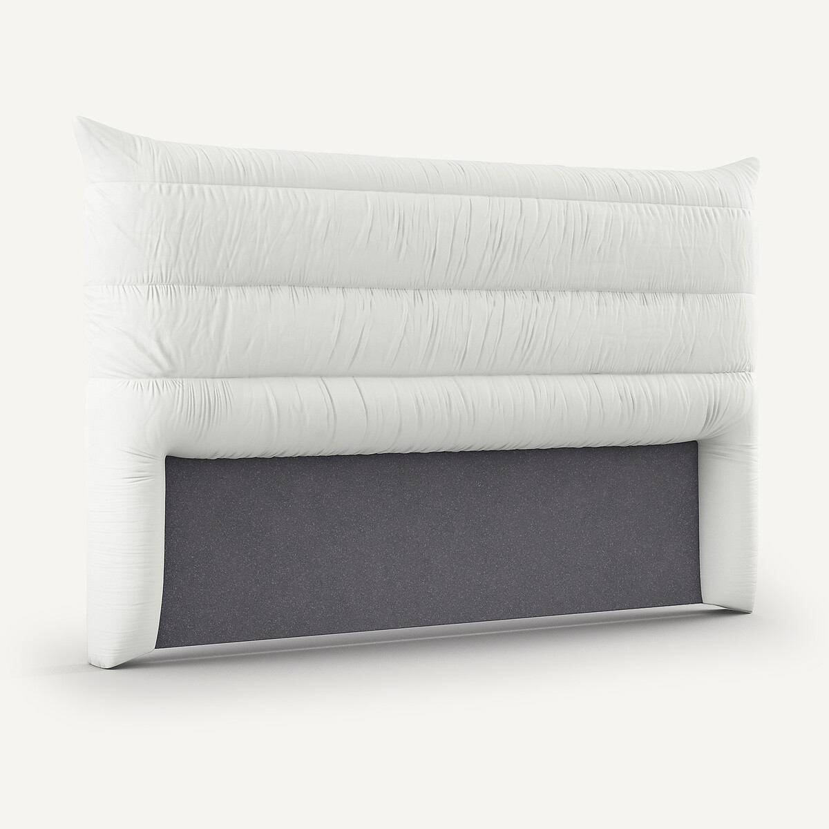 Tête de lit à housser, hauteur 130 cm, MERESON blanc, AM.PM