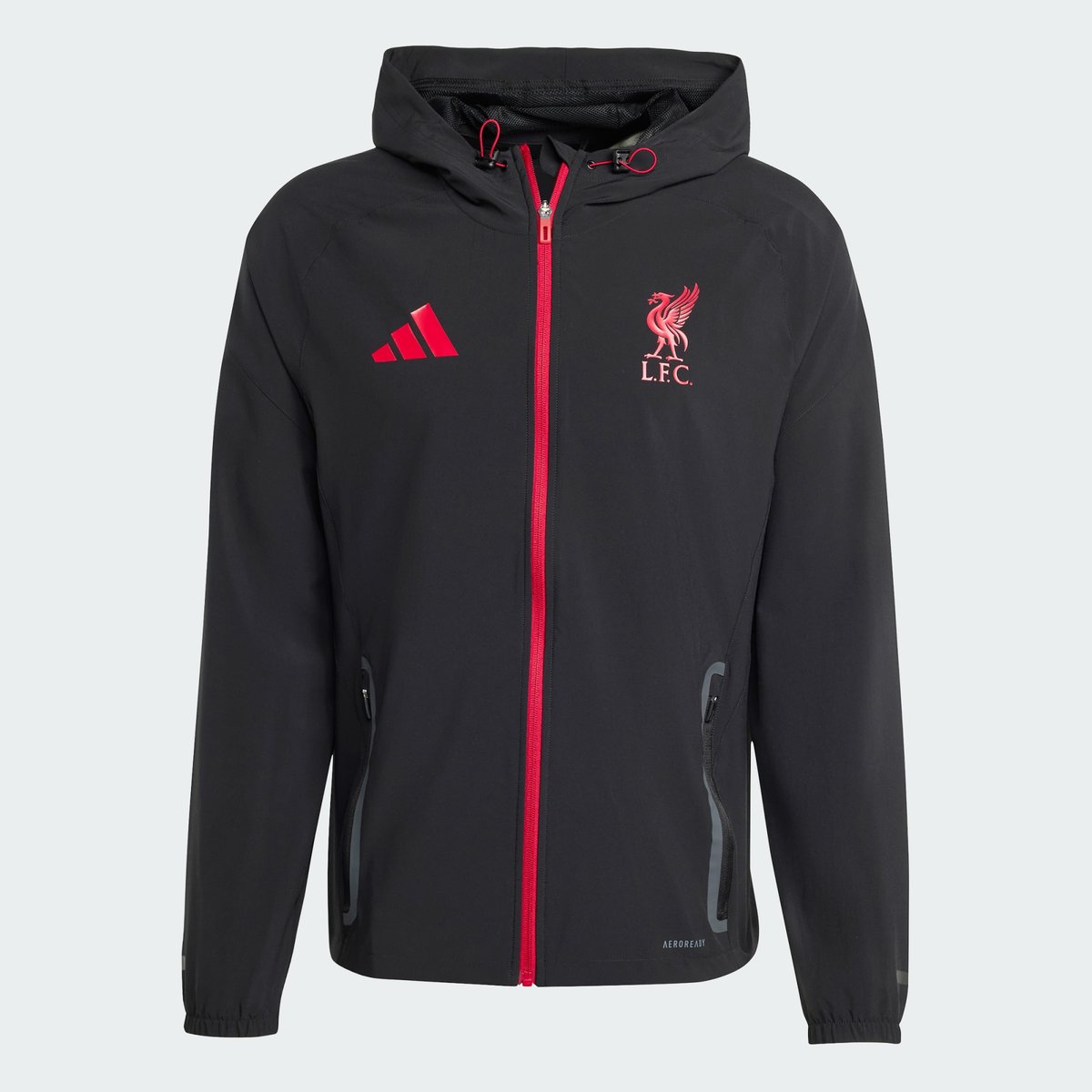 Veste De Voyage Liverpool Fc Tiro 25 Competition Vis Tech Veste De Voyage Liverpool Fc Tiro 25 Competition Vis Tech black / strawberry red, adidas Performance