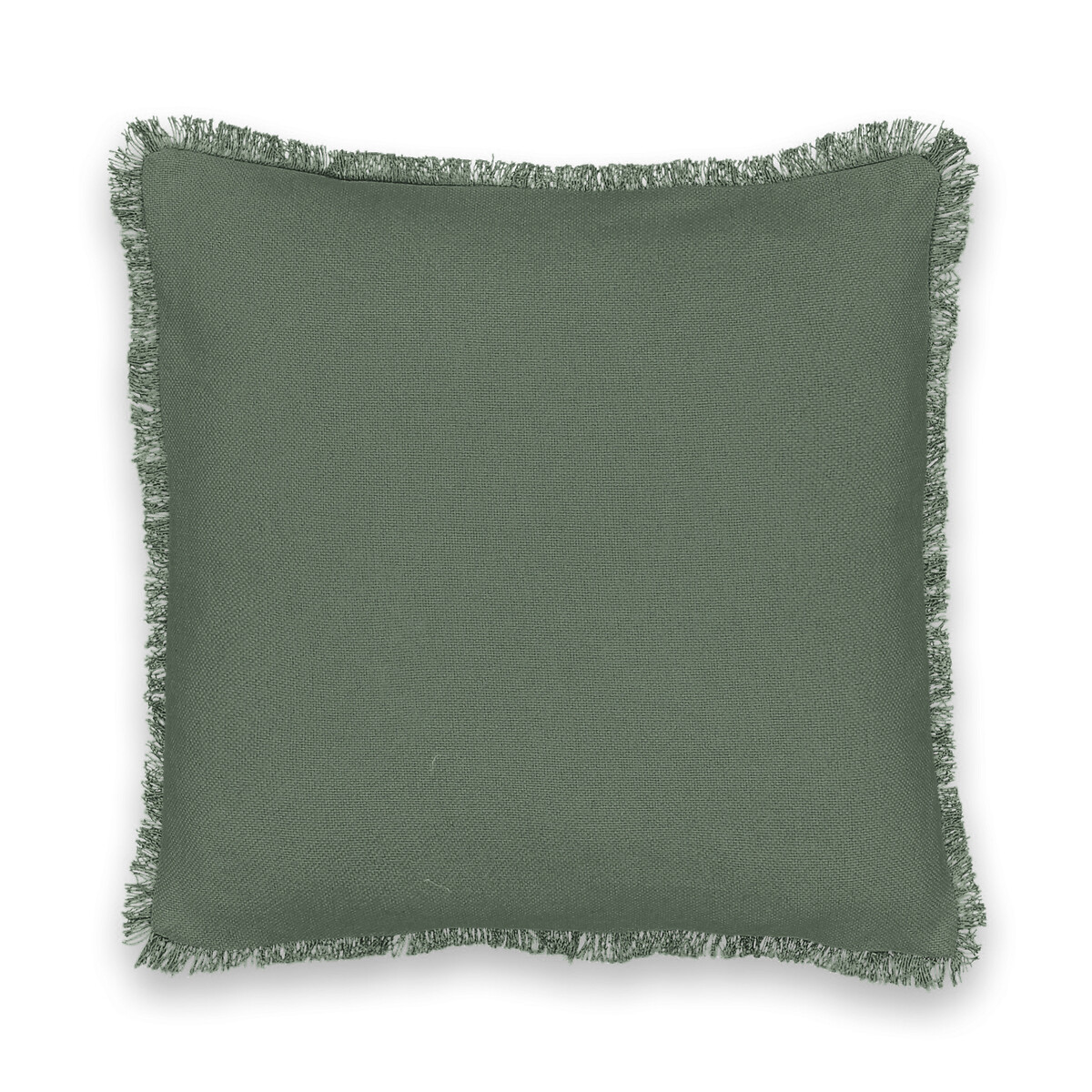 Housse de coussin coton natté, Panama vert sauge, LA REDOUTE INTERIEURS
