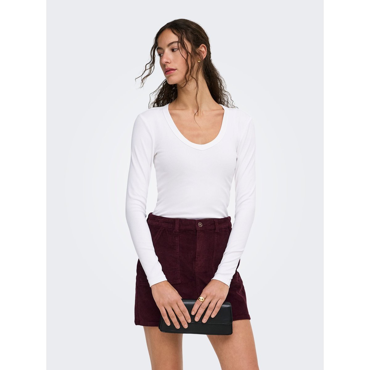 Blouse cloud dancer, ONLY