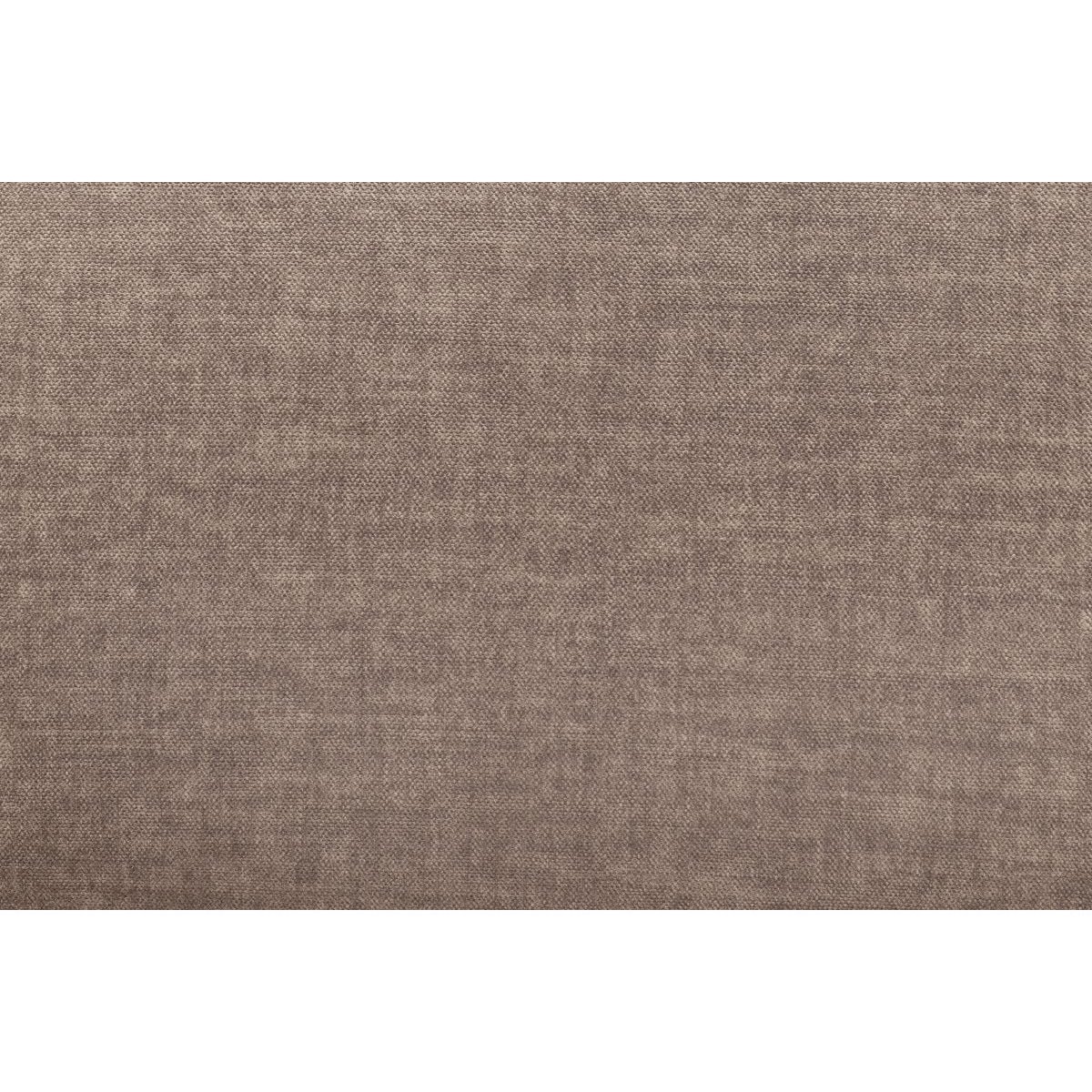 Pouf velours, JEANNE taupe, BOBOCHIC