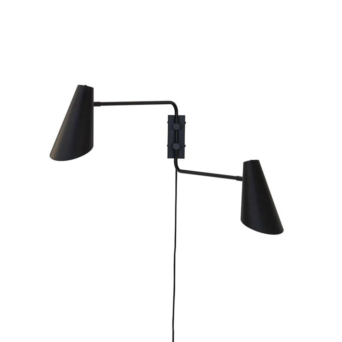 Applique double Cale noir, DYBERG LARSEN