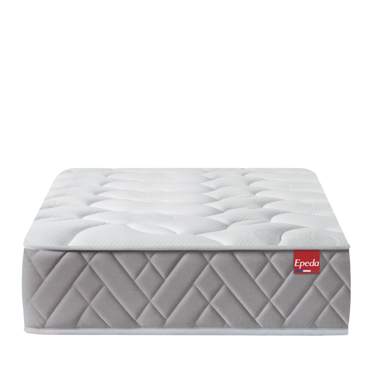 Matelas à ressorts, accueil équilibré- MUSE 3 blanc, EPEDA