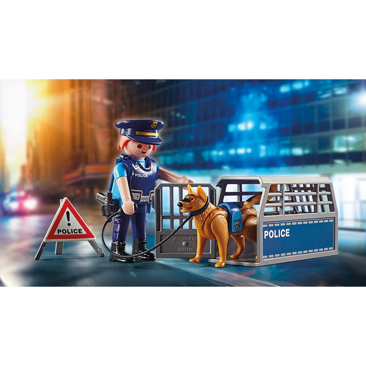 Barrage de police multicolore, PLAYMOBIL