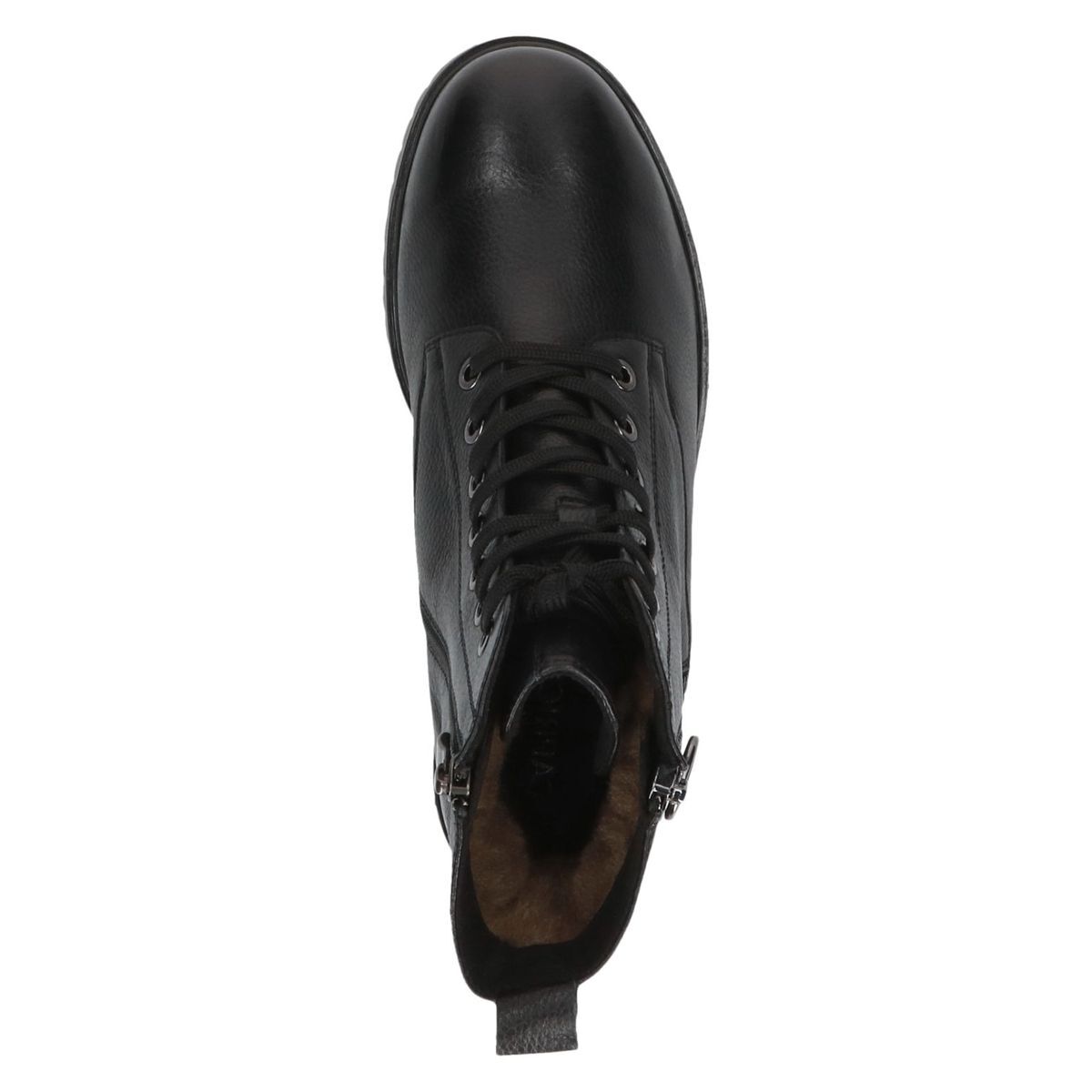 Bottine fourée noir nappa, CAPRICE
