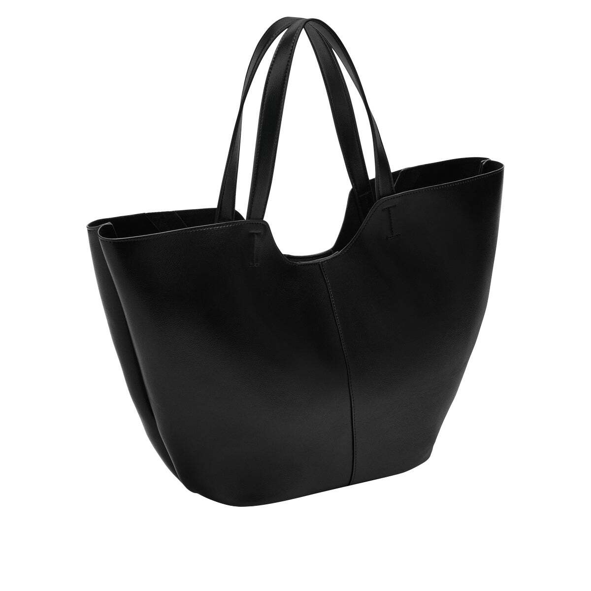 Sac Shopper Effet Cuir noir, PEPE JEANS