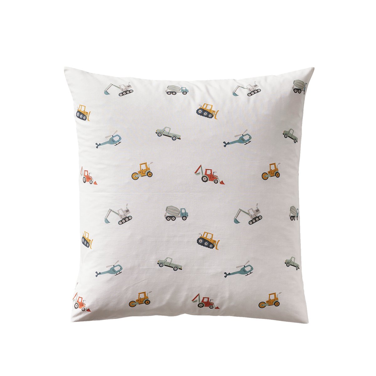 Parure housse de couette et taie oreiller CHANTIER multicolore, VERTBAUDET