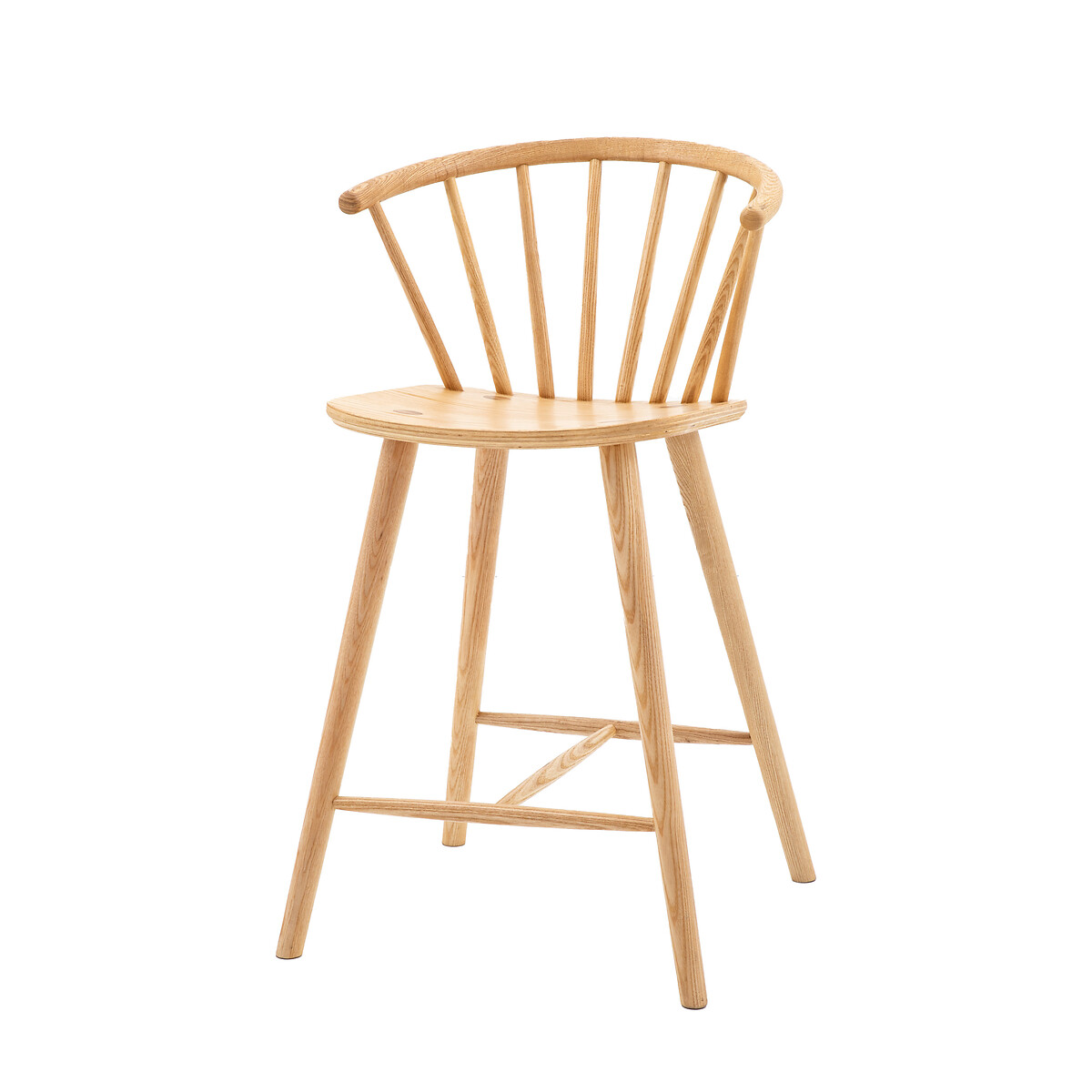 Fallon Oak Round Spindle Barstool oak, ÉDITÉ