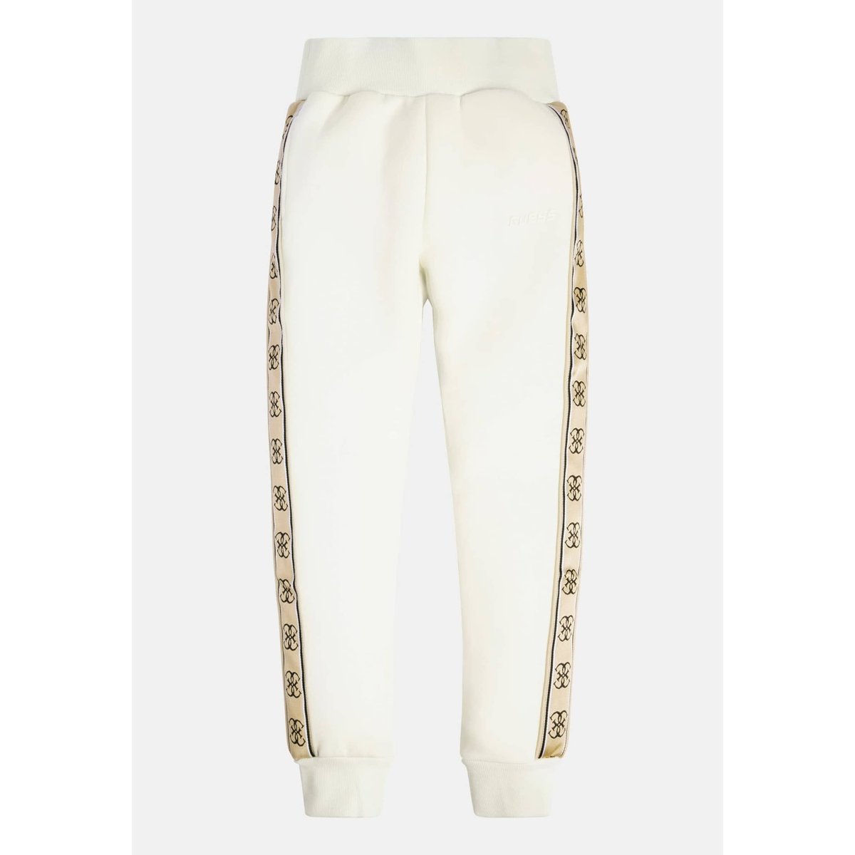 Pantalon En Molleton Bande Logo 4G crème, GUESS KIDS