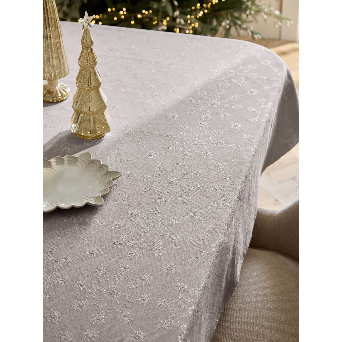 Nappe à flocons de neige argent, NEXT