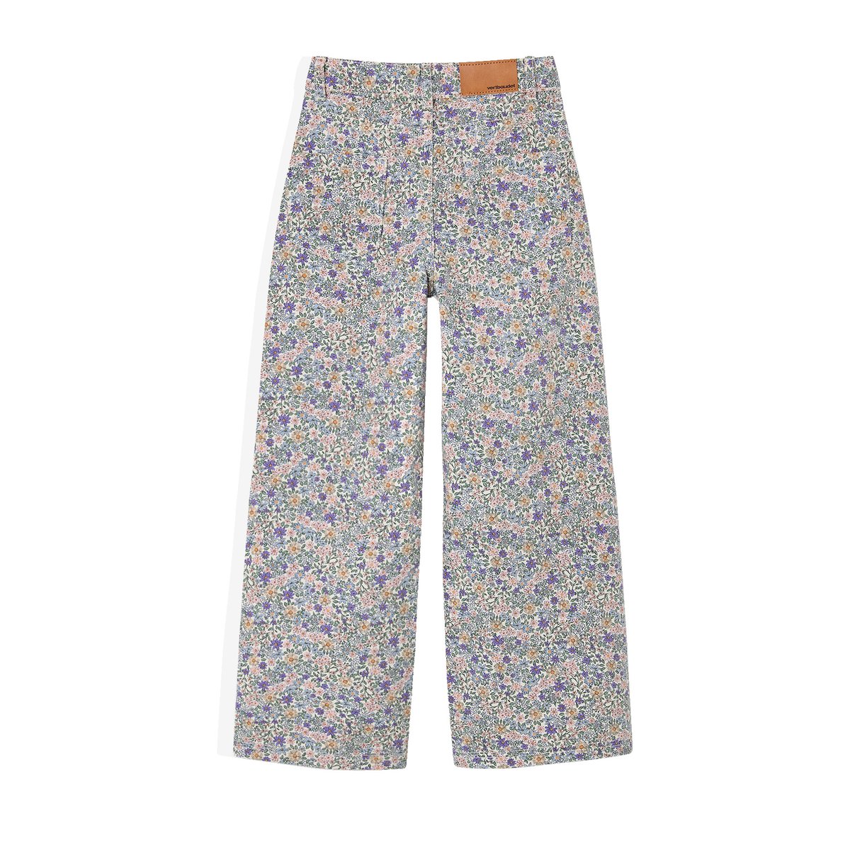 Pantalon large lilas, VERTBAUDET