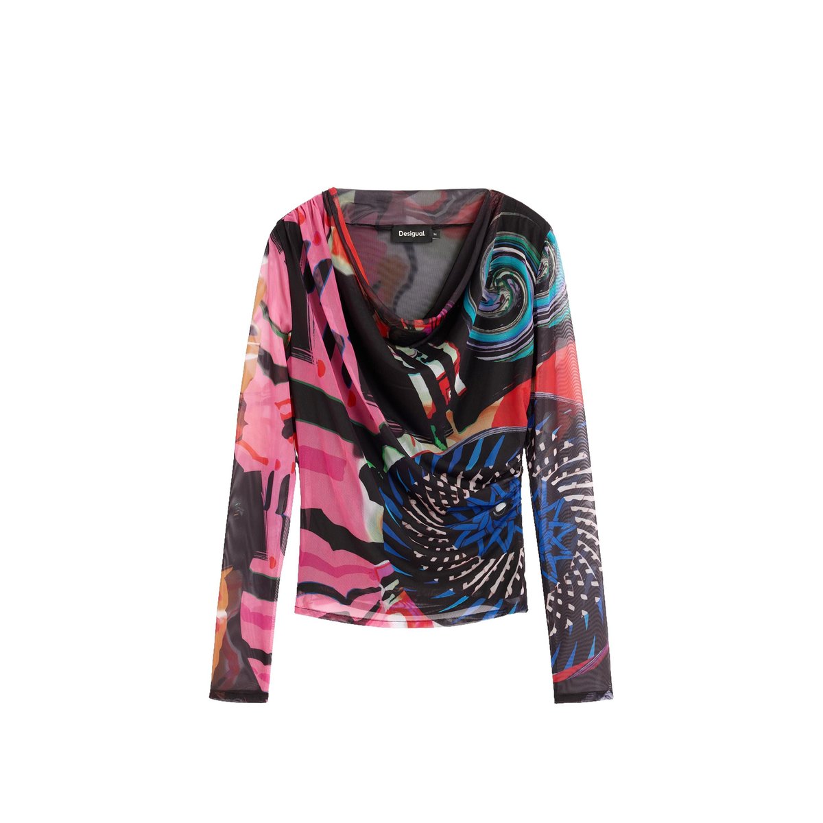 T-shirt en maille imprimée M. C. Lacroix multicolore, DESIGUAL