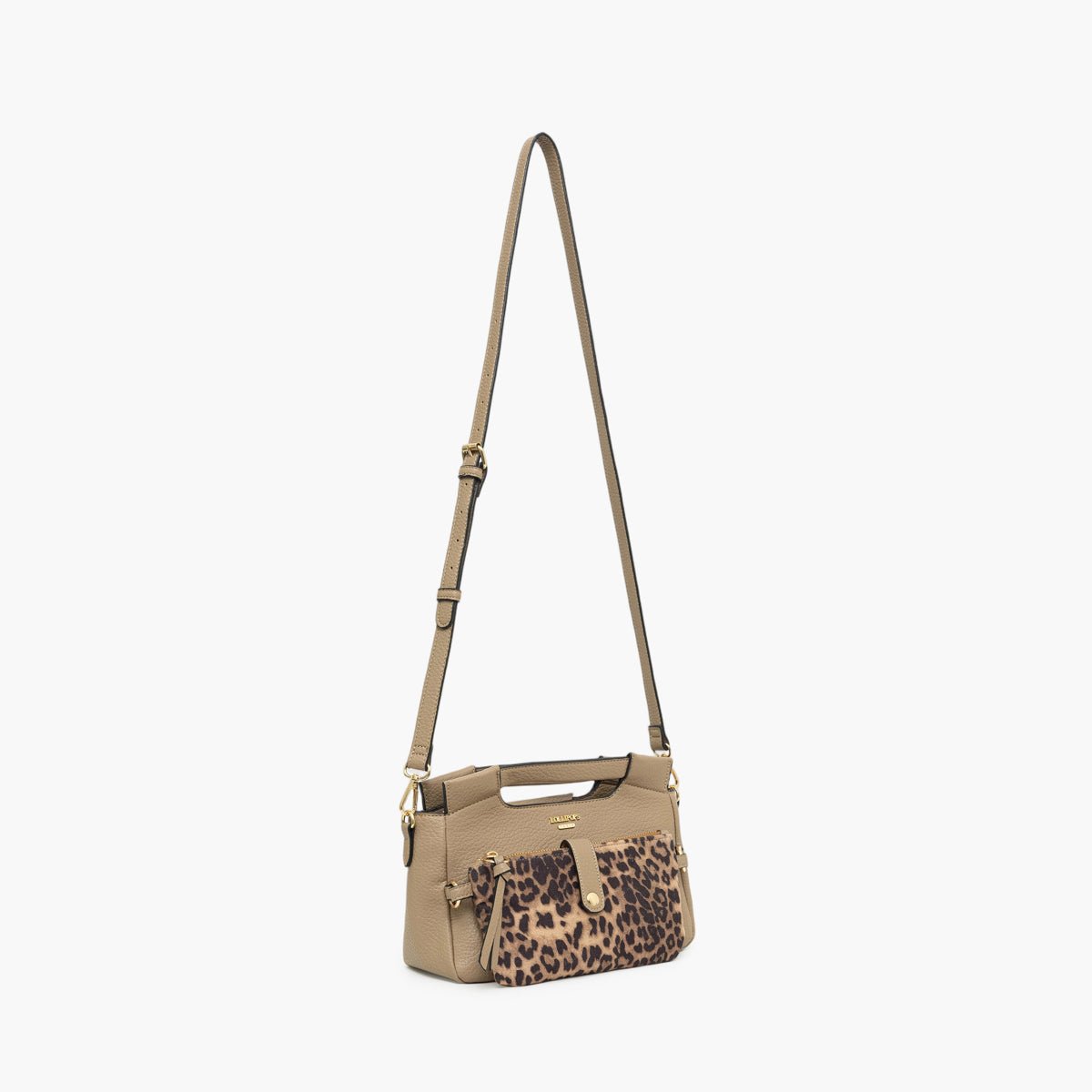 Petit sac porté épaule Tim doré,taupe, LOLLIPOPS