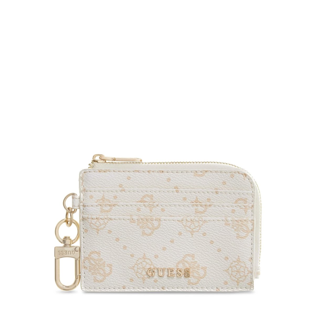 Porte-Clés Logo Emelie blanc, GUESS