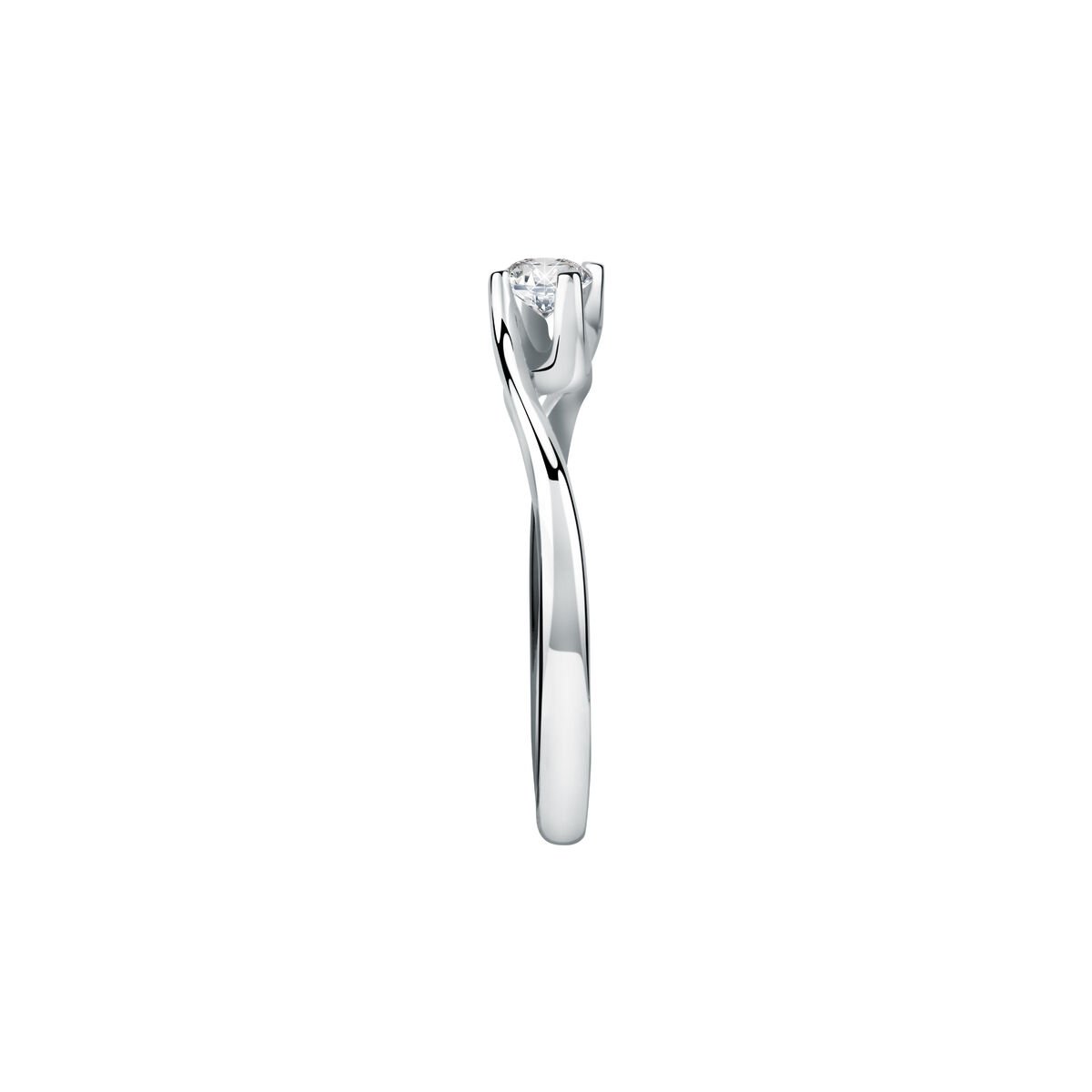 Bague en or blanc 750 B-CLASSIC argent, BLUESPIRIT