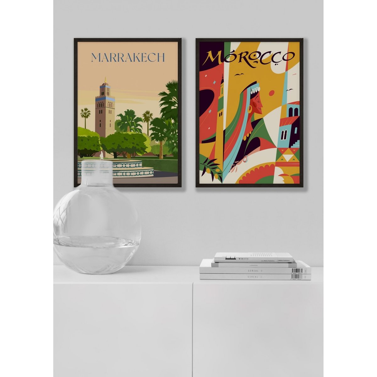 Affiche Maroc blanc, L'AFFICHERIE