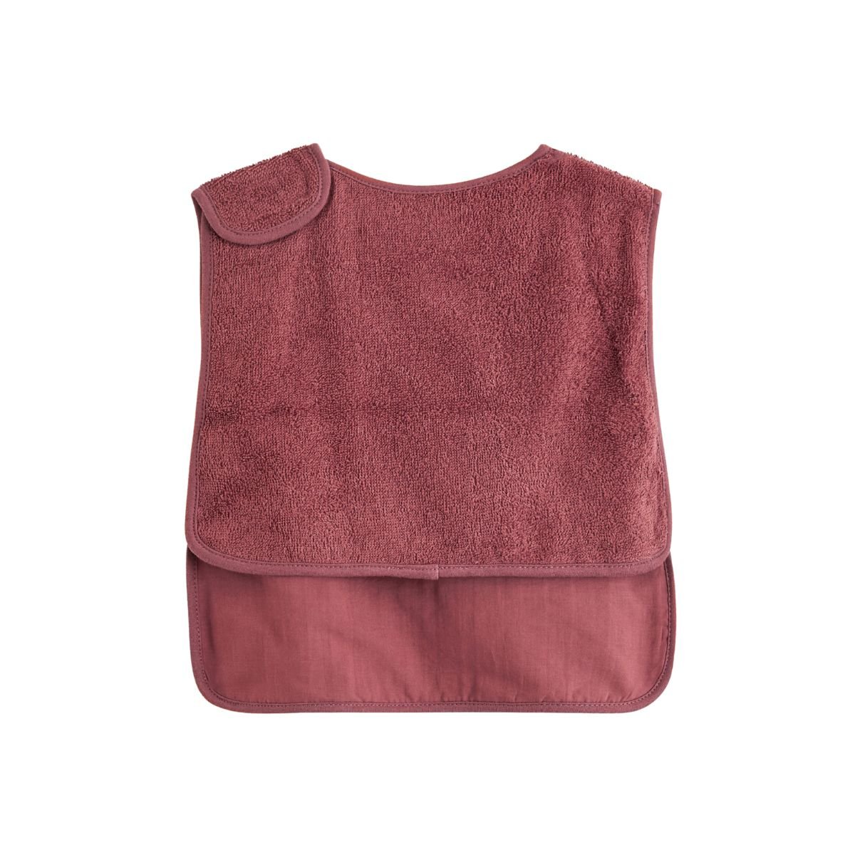 Lot de 2 bavoirs bébé en éponge Léa rose, PETIT BEGUIN