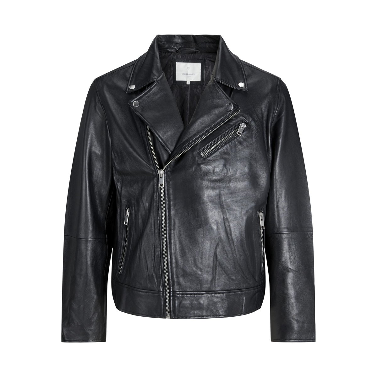 Veste En Cuir black, JACK AND JONES PREMIUM
