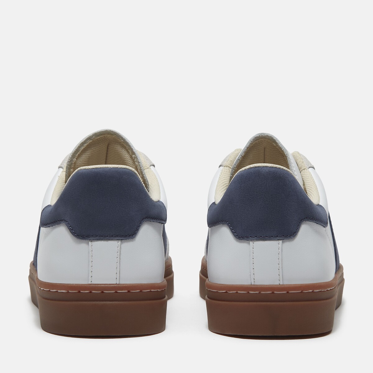 Scarpe da ginnastica in pelle, LISBON STREET LOW LACE bianco/blu, TIMBERLAND