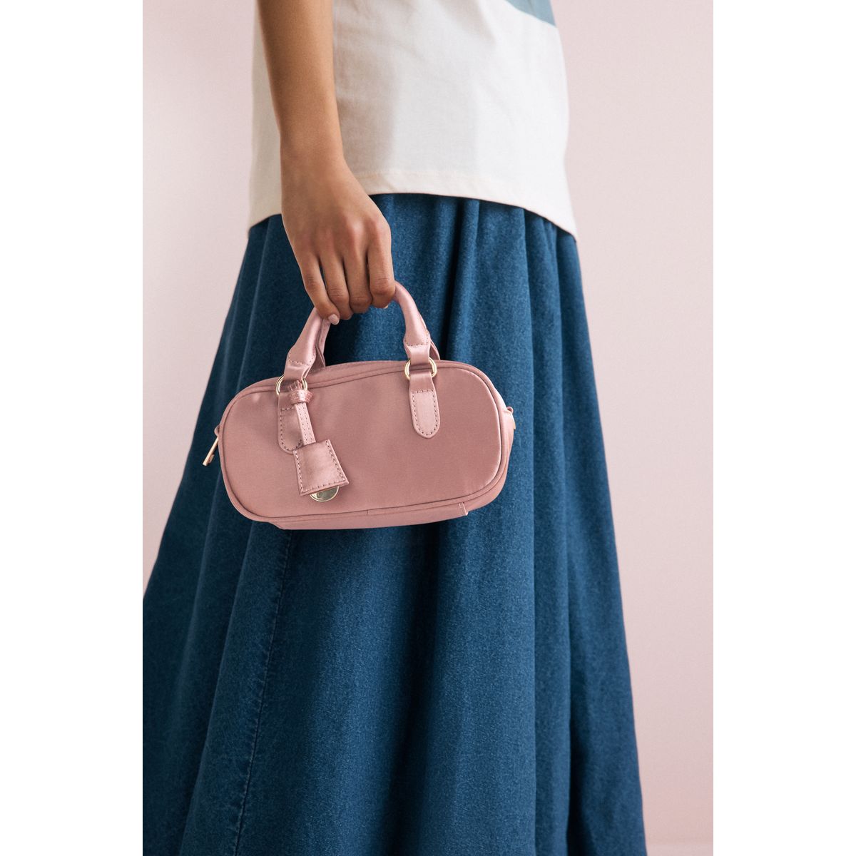 Mini sac bowling rose, NEXT