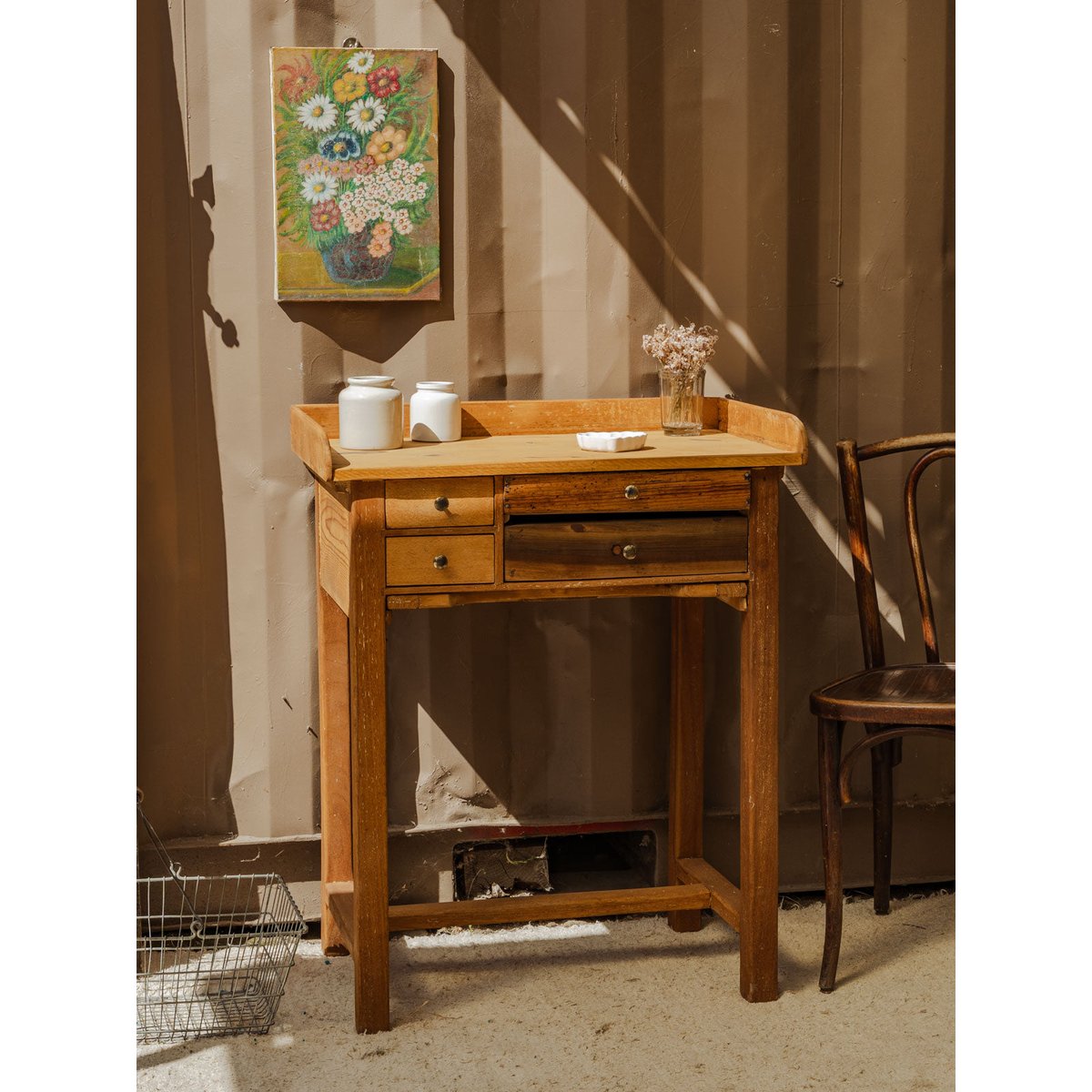 Meuble de bijoutier en bois Fernand N°390 - Bon état bois foncé, DEBONGOUT