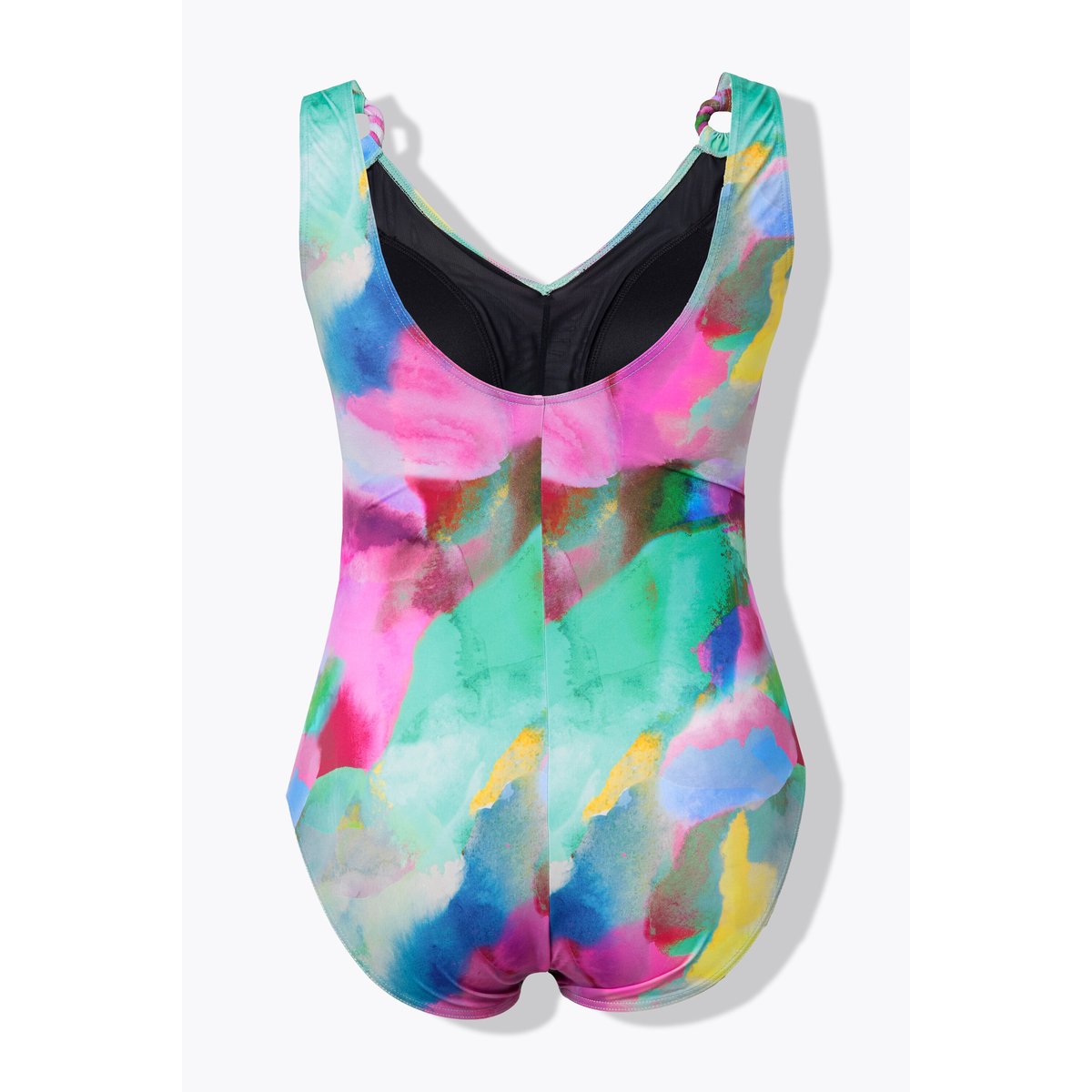 Maillot de bain avec bonnets souples émeraude, ULLA POPKEN