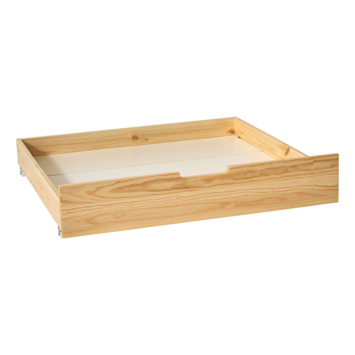 Lit cabane enfant 2 tiroirs BOSCO beige, ATMOSPHERA FOR KIDS