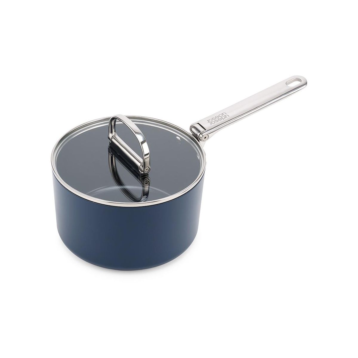 Casserole Space 19 cm avec couvercle bleu, JOSEPH JOSEPH