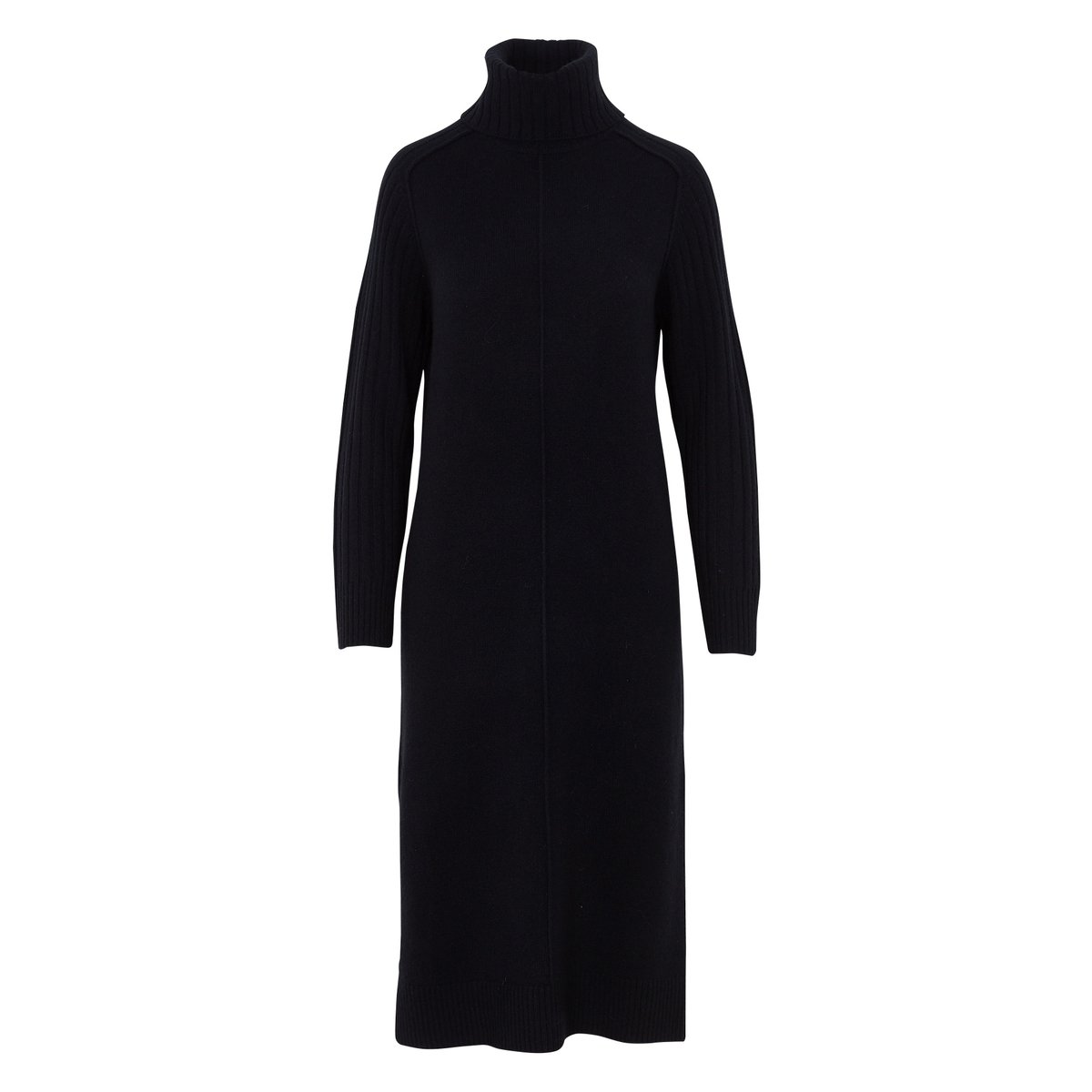 Robe pull en laine et yack BELLA noir, Maison 123