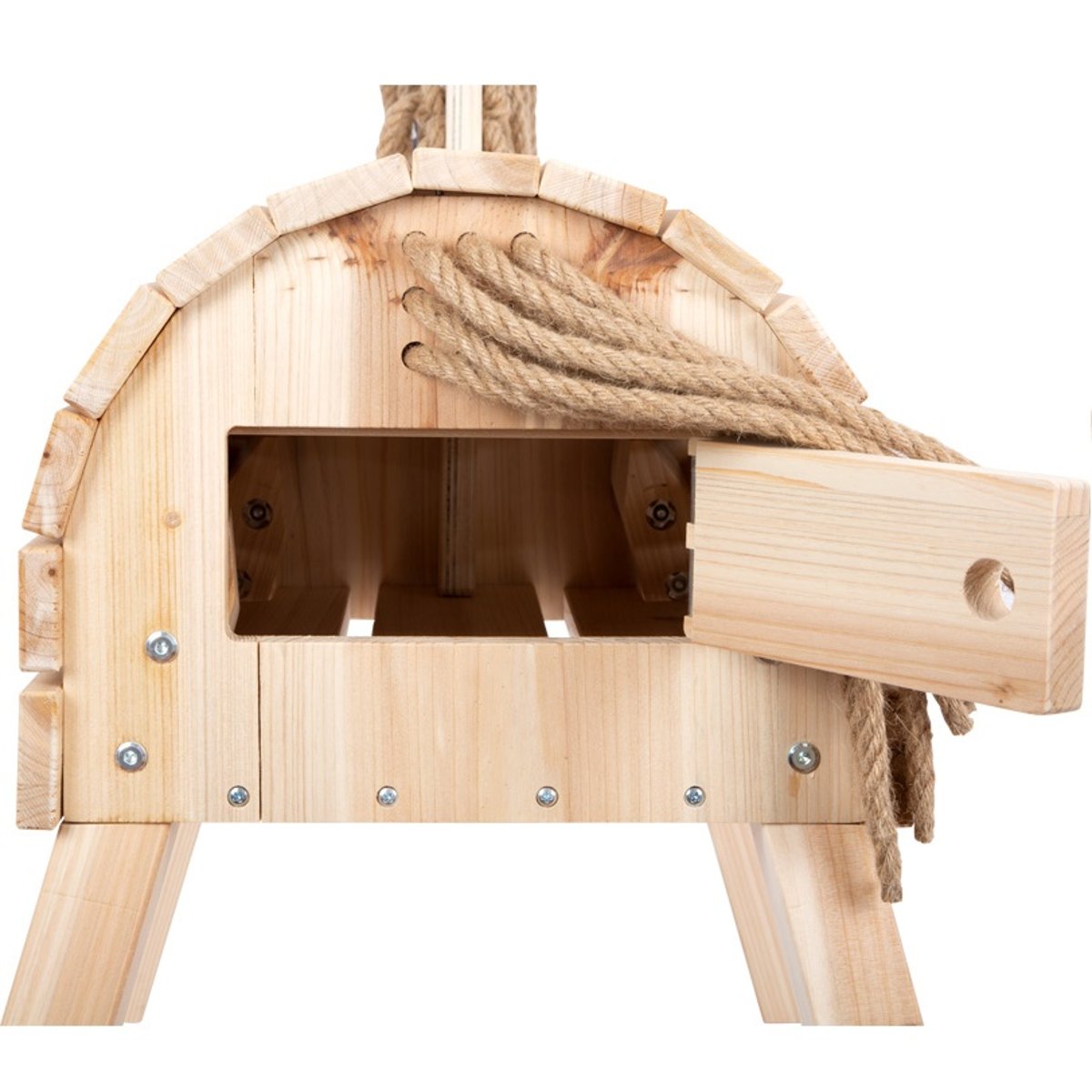 Cheval de bois compact beige, SMALL FOOT COMPANY