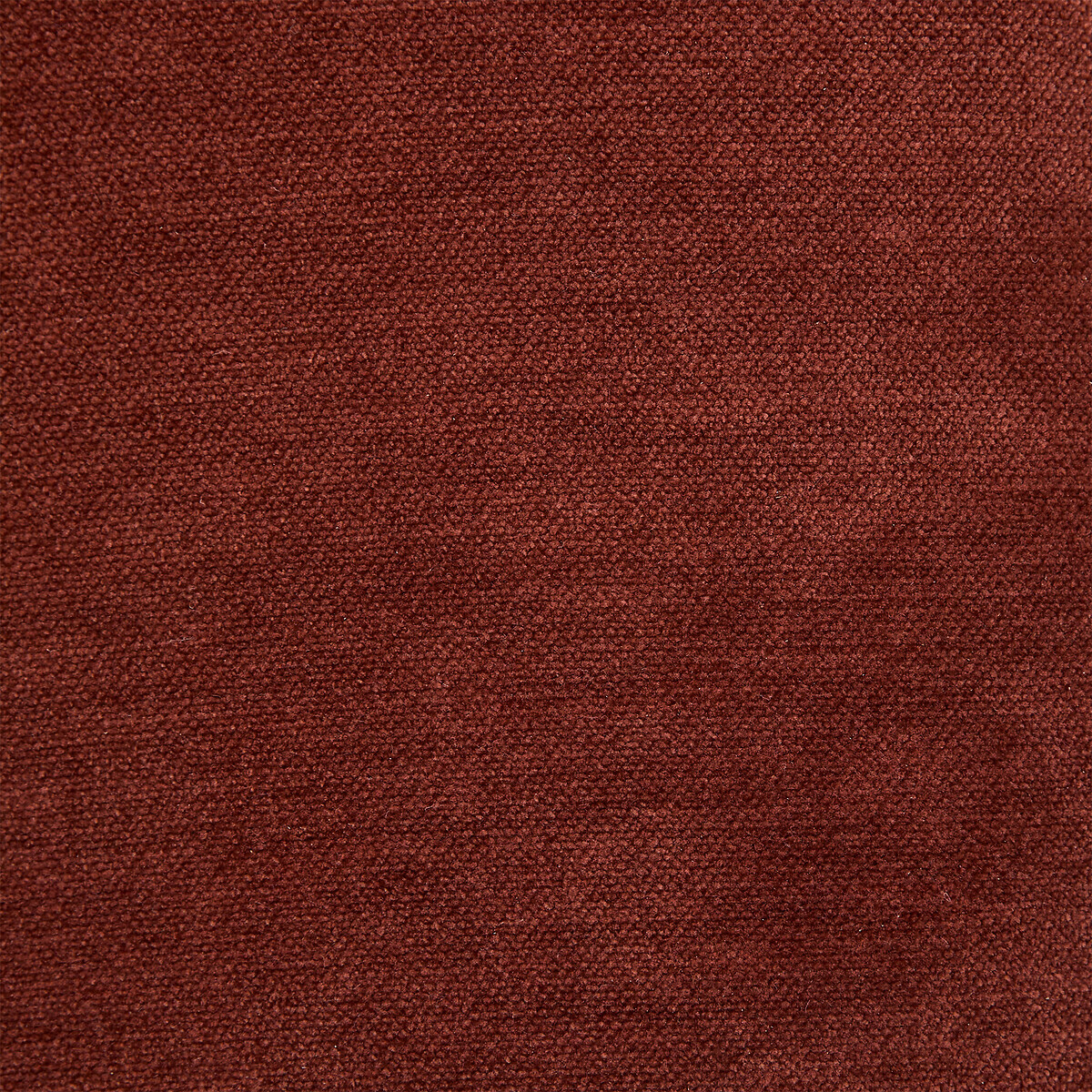 Silla de comedor, en olmo teñido de nogal y terciopelo, HARLOH rojo birmano, AM.PM
