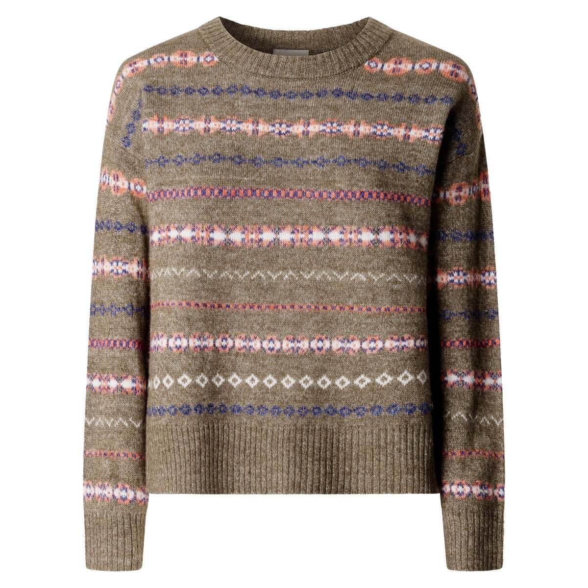 Pull Col Rond En Maille vert gamme, PEPE JEANS