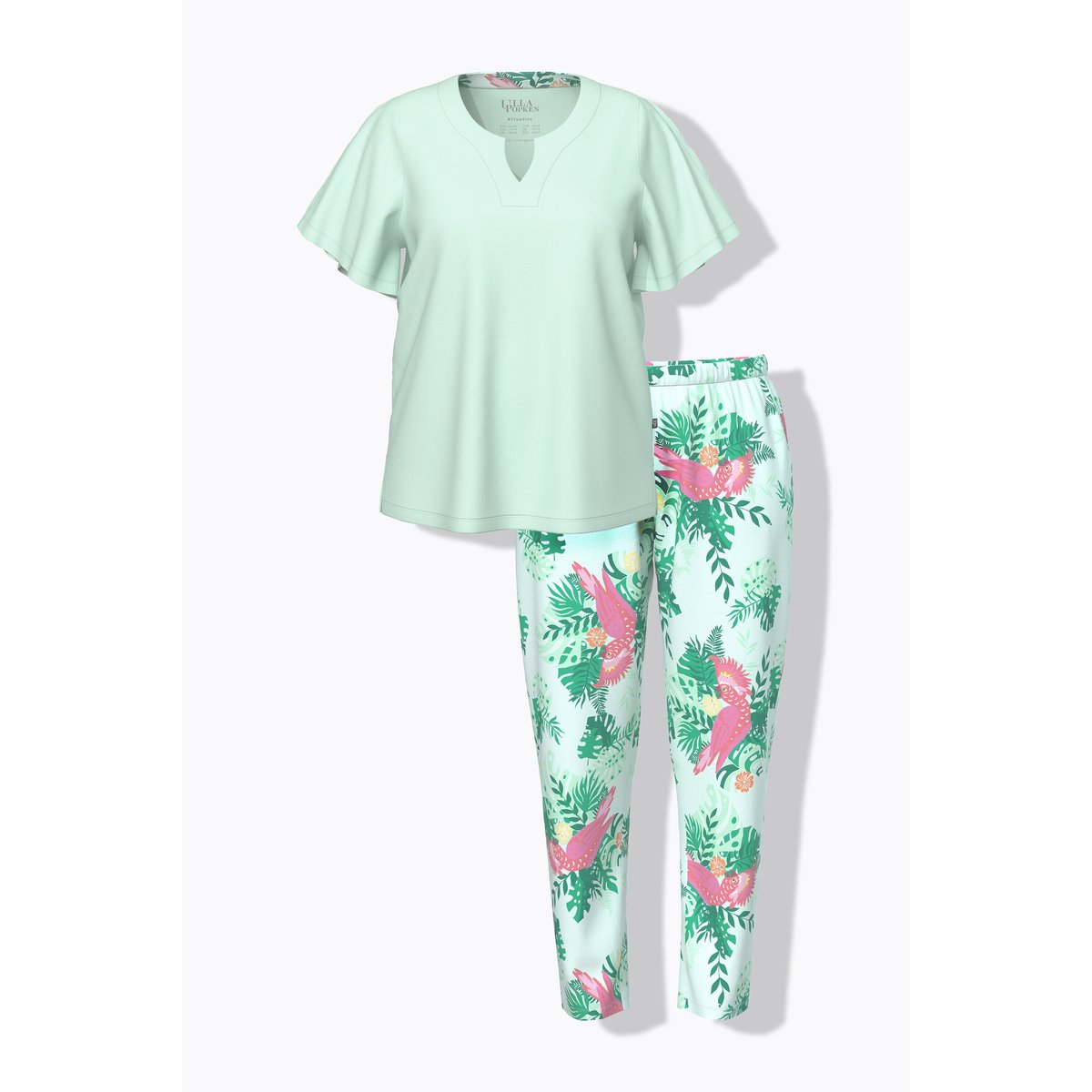 Pyjama vert tilleul, ULLA POPKEN