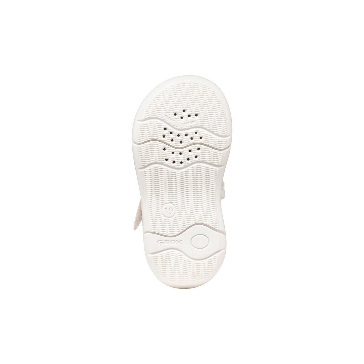 Sandales fermées ZAPITO, premiers pas blanc/bleu clair, GEOX